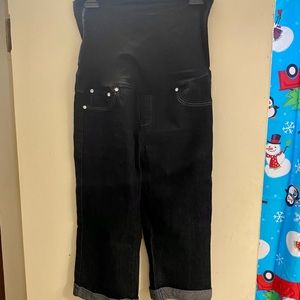 Maternity jean capris